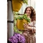 Preview: Elho Fallrohrpflanzgefäss Vibia Campana 22cm Honig Gelb