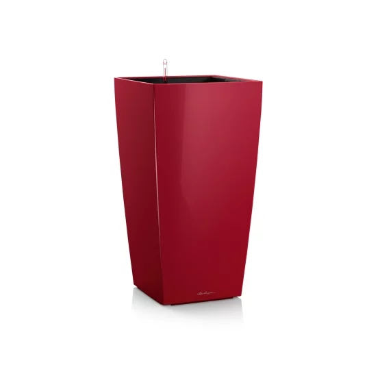 Lechuza CUBICO Premium 30, Scarlet Red High Gloss